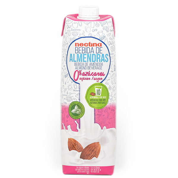 Bebida de almendras 0% azúcar – 1 litro